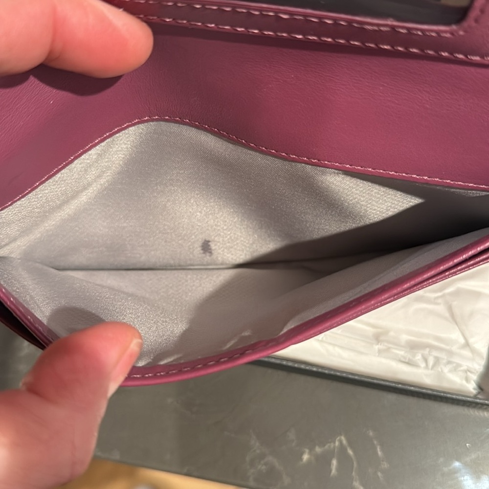 Tumi Pink Crossbody Wallet - Picture 5 of 8